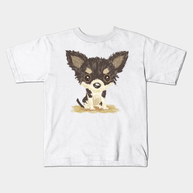 Chihuahua is sitting Kids T-Shirt by sanogawa